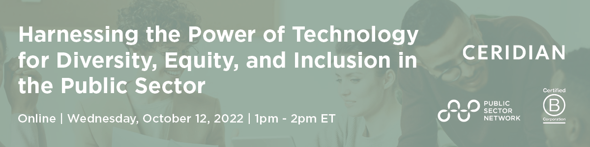 Harnessing the Power of Technology for Diversity, Equity, and Inclusion in the Public Sector
